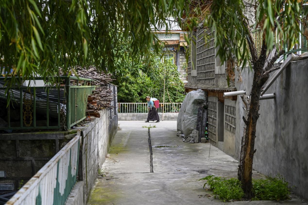 美丽秀村一角。 澎湃新闻记者 孙湛 图